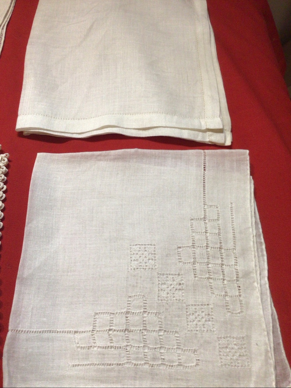 Vintage Lot 12 White Handkerchiefs Hankies Clean - Picture 2 of 8